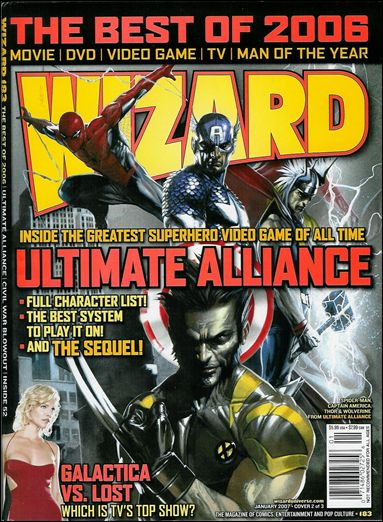 Wizard: The Magazine of Comics, Entertainment and Pop Culture issue 183-B Ultimate Alliance Cover