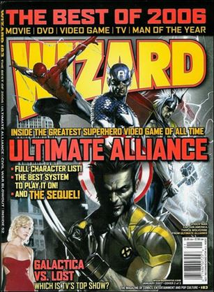 Wizard: The Magazine of Comics, Entertainment and Pop Culture issue 183-B Ultimate Alliance Cover