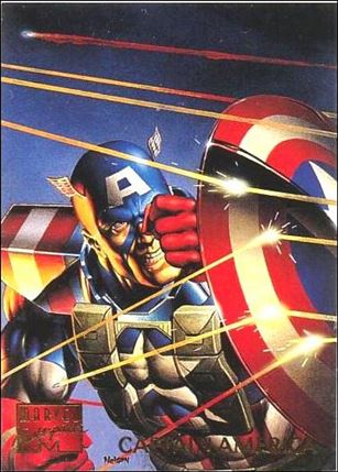 1995 Marvel Masterpieces (Base Set) card 16 Captain America