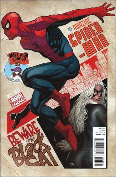 Amazing Spider-Man (2014) issue 3-C Frank Cho Mile High Comics Cover