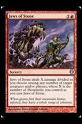 Magic the Gathering: Duel Decks: Knights vs. Dragons (Base Set) card 77 Jaws of Stone