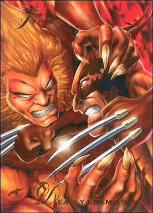 Marvel Annual Flair '94 (Base Set) card 53 Deadly Enemies