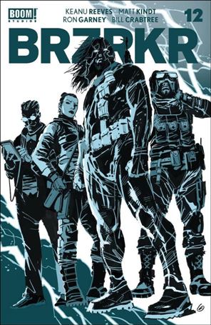 BRZRKR issue 12-C Ron Garney Foil Cover