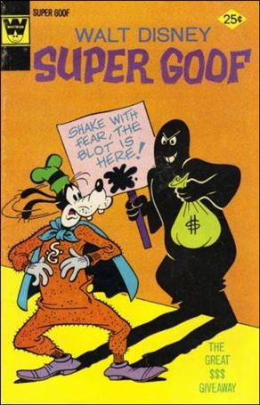 Walt Disney Super Goof issue 33-B Whitman Cover