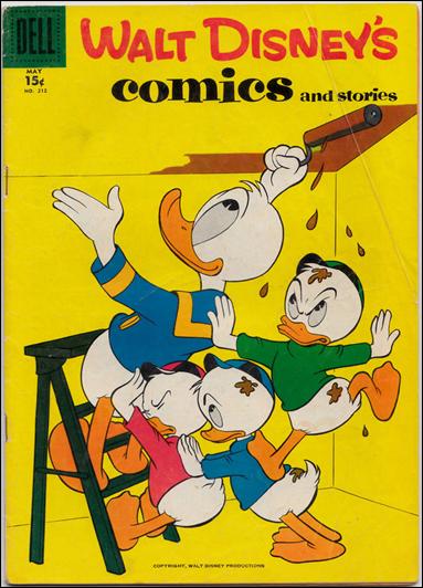 Walt Disney's Comics and Stories (1940) issue 212-B 15 Cent Price Cover