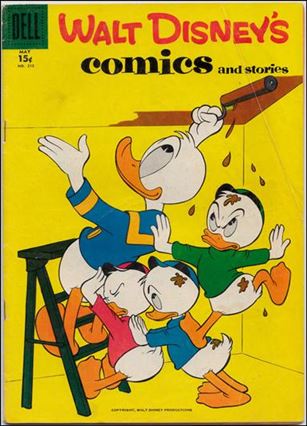 Walt Disney's Comics and Stories (1940) issue 212-B 15 Cent Price Cover