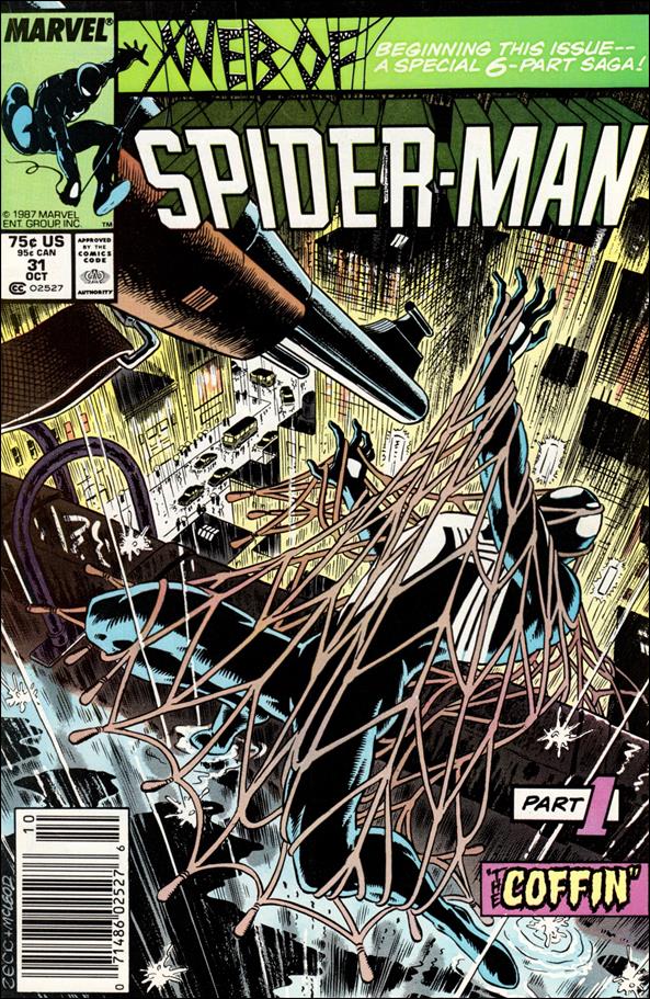 Web of Spider-Man 31 A, Oct 1987 Comic Book by Marvel