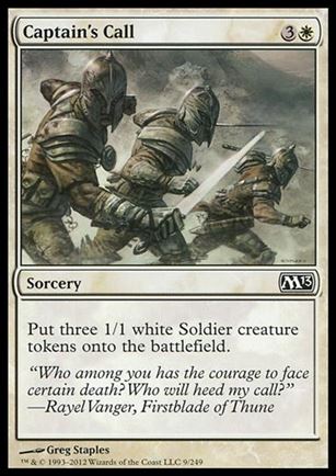Magic the Gathering: 2013 Core Set (Base Set) card 9 Captain's Call