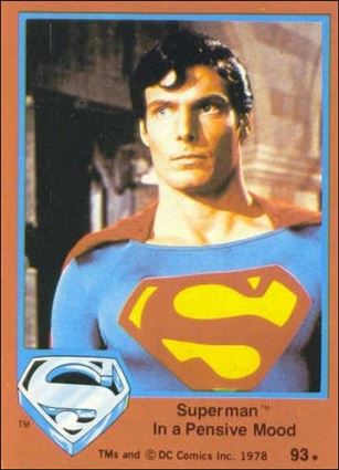 Superman (Movie) Series 2 (Base Set) card 93 Superman In a Pensive Mood