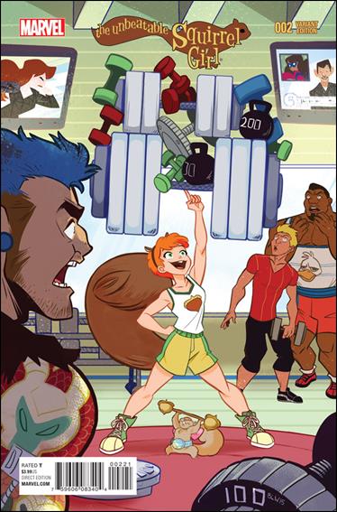 Unbeatable Squirrel Girl (2015/12) issue 2-B Brittney L. Williams 1:25 Cover
