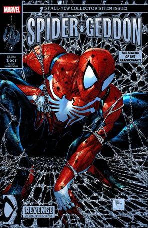 Spider-Geddon issue 1-LC Philip Tan Black Background Cover 1/750