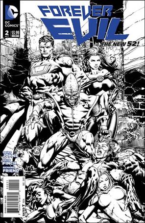 Forever Evil issue 2-G David Finch 1:200 Black and White Cover