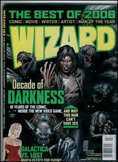 Wizard: The Magazine of Comics, Entertainment and Pop Culture issue 183-C Darkness Cover