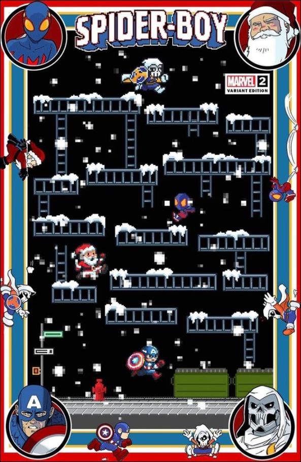Spider-Boy (2023) issue 2-E Matthew Waite 8-Bit Cover