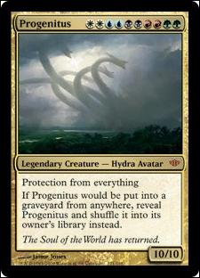Magic the Gathering: Conflux (Base Set) card 121 Progenitus