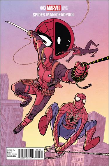 Spider-Man/Deadpool issue 3-B Cliff Chiang 1:25 Cover