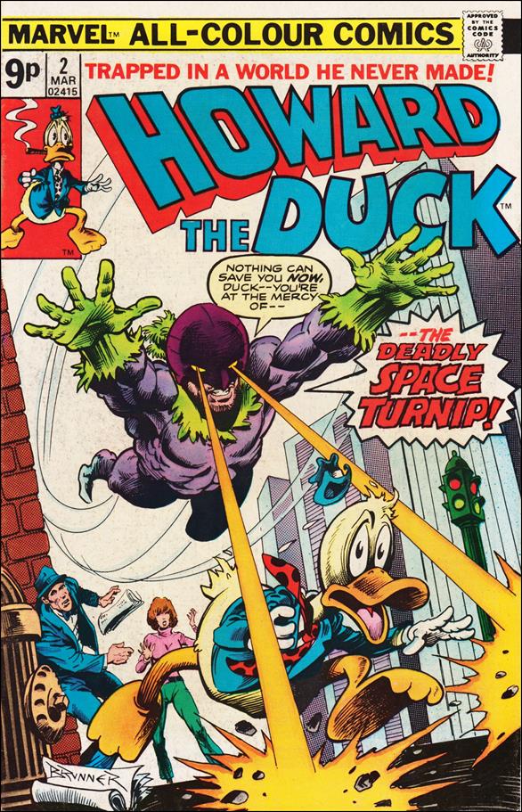 Howard the Duck (1976) issue 2-B UK Price Cover
