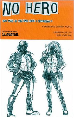 No Hero issue 2-C Design Sketch 1:15 Cover