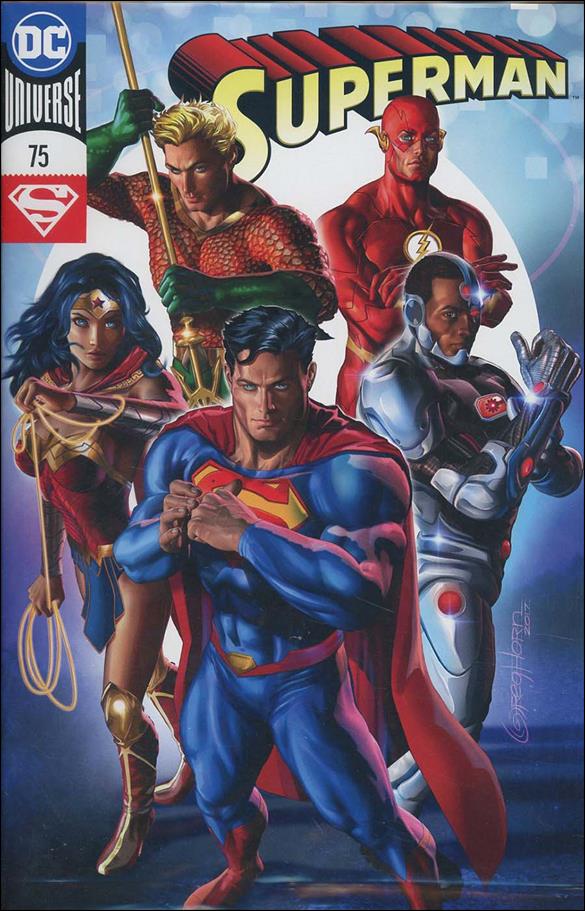 Superman (1987) issue 75-K Greg Horn Unbagged ACE Universe Cover