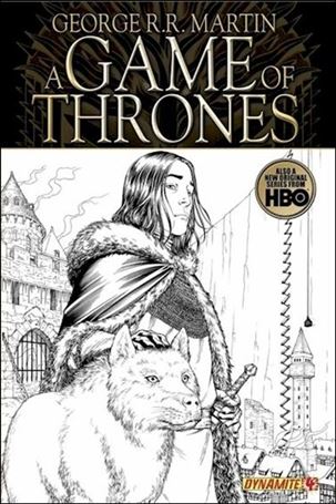George R.R. Martin's A Game of Thrones issue 4-C Mike Miller 1:25 B&W Cover