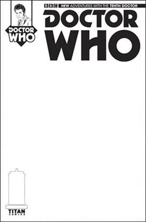 Doctor Who: The Tenth Doctor issue 1-D Blank/Sketch Cover