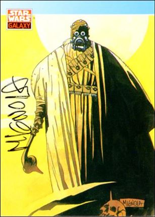 Star Wars Galaxy: Series 1 (Autograph Subset) card 110 Mike Mignola