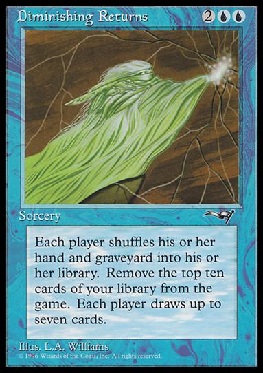 Magic the Gathering: Alliances (Base Set) card 26 Diminishing Returns