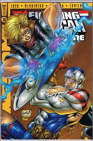 Fighting American: Rules of the Game issue 2-B Rob Liefeld Cover