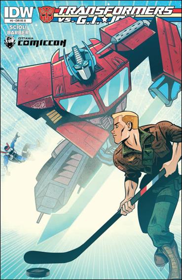 Transformers vs G.I. Joe issue 6-E Derek Charm Ottawa Comiccon Cover