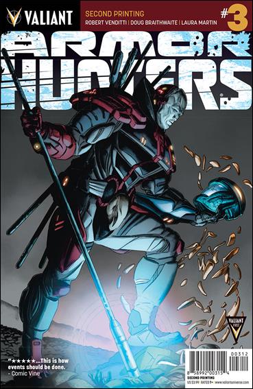 Armor Hunters issue 3-F Doug Braithwaite Cover (2nd Printing)
