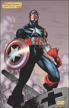 Marvel Master Prints: Series 1 (Base Set) card nn-2 Captain America