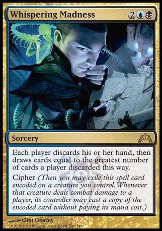 Magic the Gathering: Gatecrash (Base Set) card 207 Whispering Madness