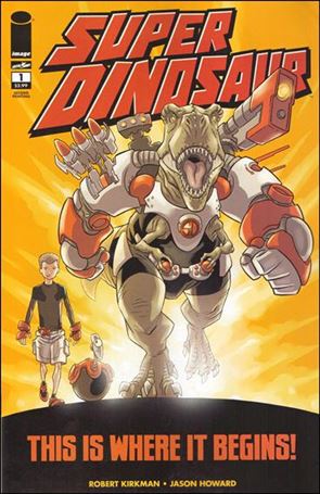 Super Dinosaur issue 1-B Red Logo Cover (2nd Printing)