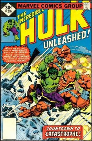 Incredible Hulk (1968) issue 216-C Whitman Cover