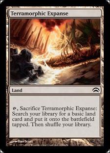 Magic the Gathering: Planechase 2012 Edition (Base Set) card 129 Terramorphic Expanse