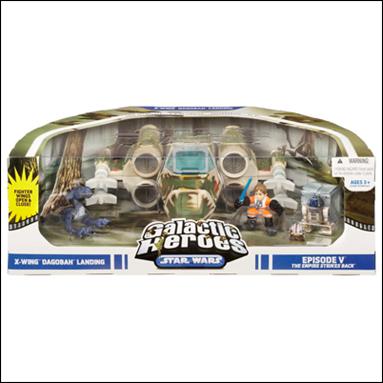 Star Wars: Galactic Heroes Cinema Scenes figure 20 X-wing Dagobah Landing