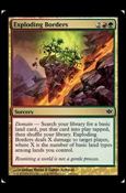 Magic the Gathering: Conflux (Base Set) card 106 Exploding Borders