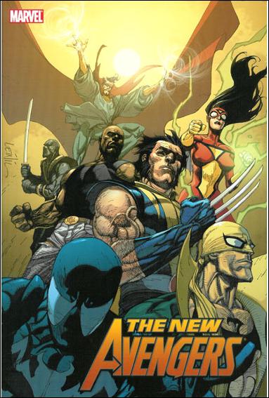 New Avengers (2007) issue 3-B Direct Market Dust Jacket