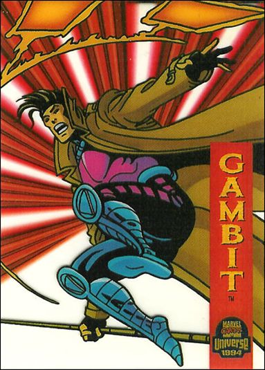 Marvel Universe: Series 5 (Suspended Animation Subset) card 1 Gambit