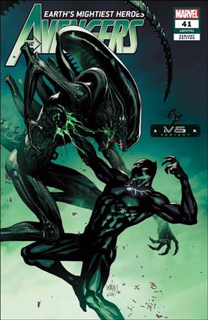 Avengers (2018/07) issue 41-C Leinil Francis Yu Marvel vs Alien Cover