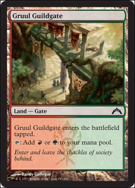 Magic the Gathering: Gatecrash (Base Set) card 243 Gruul Guildgate