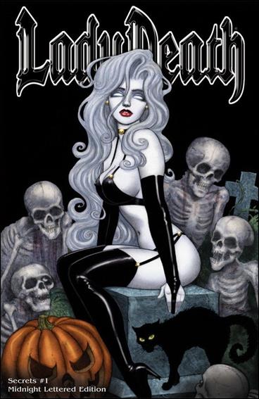 Lady Death: Secrets issue 1-HM Midnight Lettered Edition 1/26