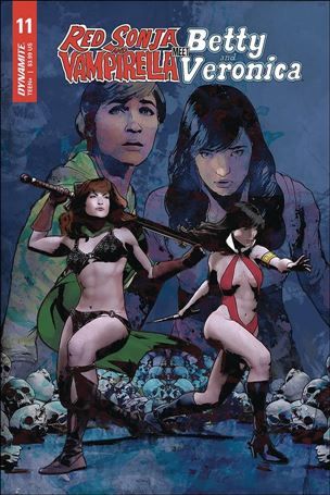Red Sonja and Vampirella Meet Betty and Veronica issue 11-E Cat Staggs Cover
