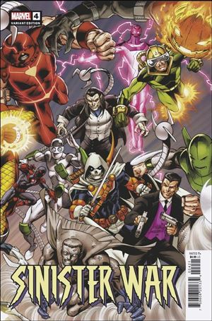 Sinister War issue 4-B Mark Bagley Connecting Cover