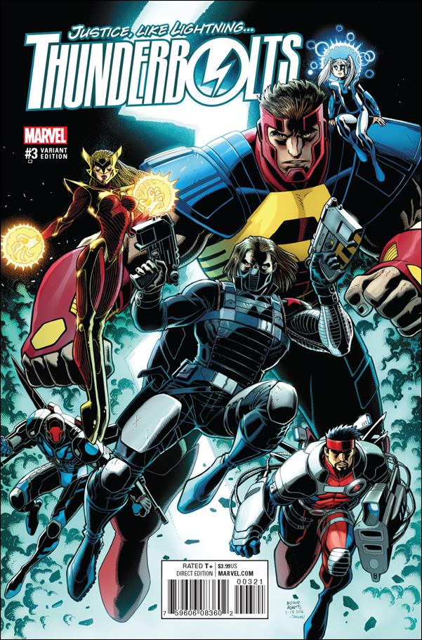 Thunderbolts (2016) issue 3-B Arthur Adams Cover