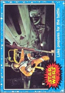 Star Wars: Series 1 (Base Set) card 47 Luke prepares for the battle