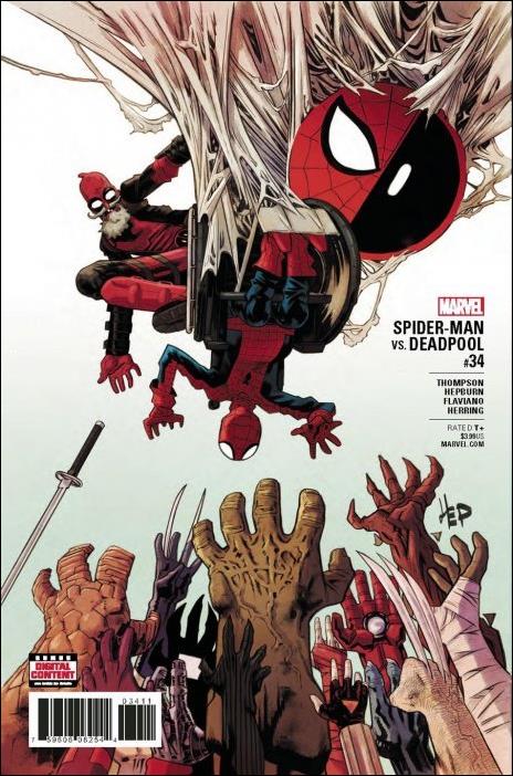 Spider-Man/Deadpool issue 34 Scott Hepburn Cover