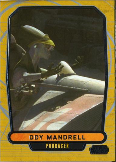 Star Wars Galactic Files (Expansion Subset) card 356 Ody Mandrell Podracer
