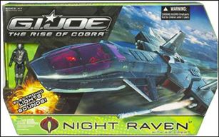G.I. Joe Movie - The Rise of Cobra Vehicles figure 3 Night Raven w/ Air-Viper
