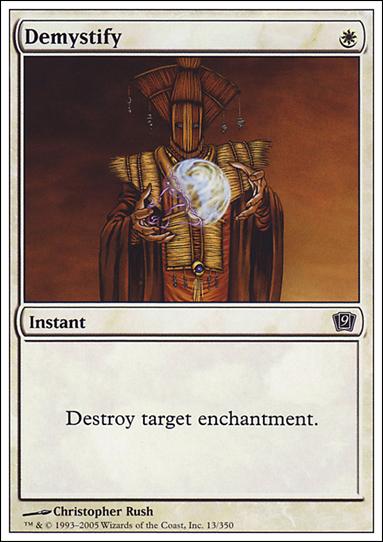 Magic the Gathering: 9th Edition (Base Set) card 13 Demystify
